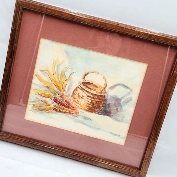 Signed original watercolor painting southwestern - Picture 4 of 4